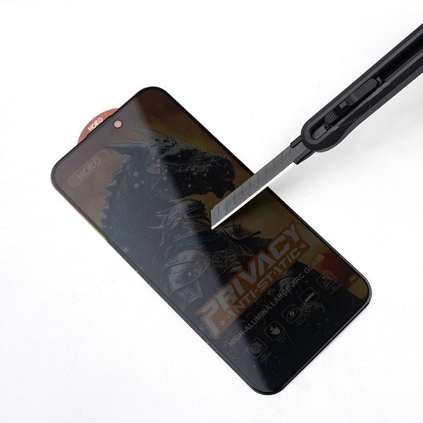 محافظ صفحه نمایش حریم شخصی کی آر مدل HORO مناسب برای گوشی موبایل اپل iPhone 14 promax