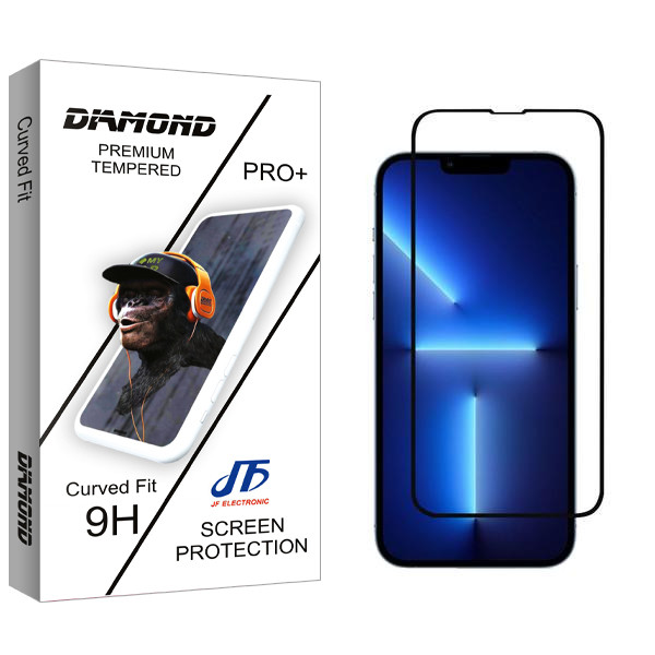 محافظ صفحه نمایش جی اف مدل Diamond مناسب برای گوشی موبایل اپل iPhone 13 Pro