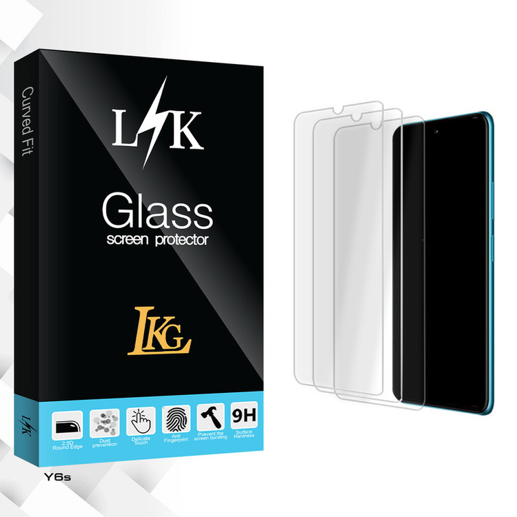 محافظ صفحه نمایش شیشه ای ال کا جی مدل LK Glass MIX3 مناسب برای گوشی موبایل هوآوی Y6s بسته سه عددی