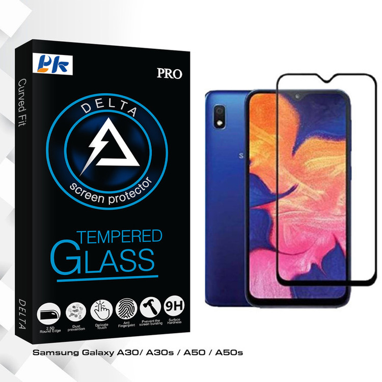 محافظ صفحه نمایش سرامیکی مات پی کی مدل Delta Glass مناسب برای گوشی موبایل سامسونگ Galaxy A30/ A30s / A50 / A50s