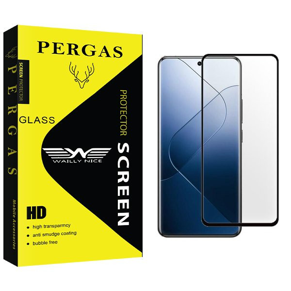 محافظ صفحه نمایش شیشه ای وایلی نایس مدل Pergas2 مناسب برای گوشی موبایل شیائومی Redmi 14T / 14T Pro