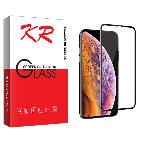محافظ صفحه نمایش کی آر مدل +HD مناسب برای گوشی موبایل اپل Iphone XS MAX