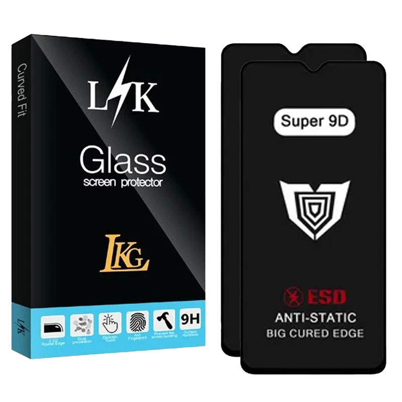 محافظ صفحه نمایش ال کا جی مدل Super 9D مناسب برای گوشی موبایل سامسونگ  Galaxy A12 4G / M13 4G/ F04 4G / F23 5G / A03 Core 4G / A32 5G