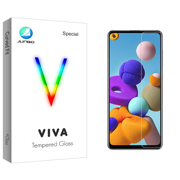 محافظ صفحه نمایش جانبو مدل Viva Glass مناسب برای گوشی موبایل سامسونگ Galaxy A21s
