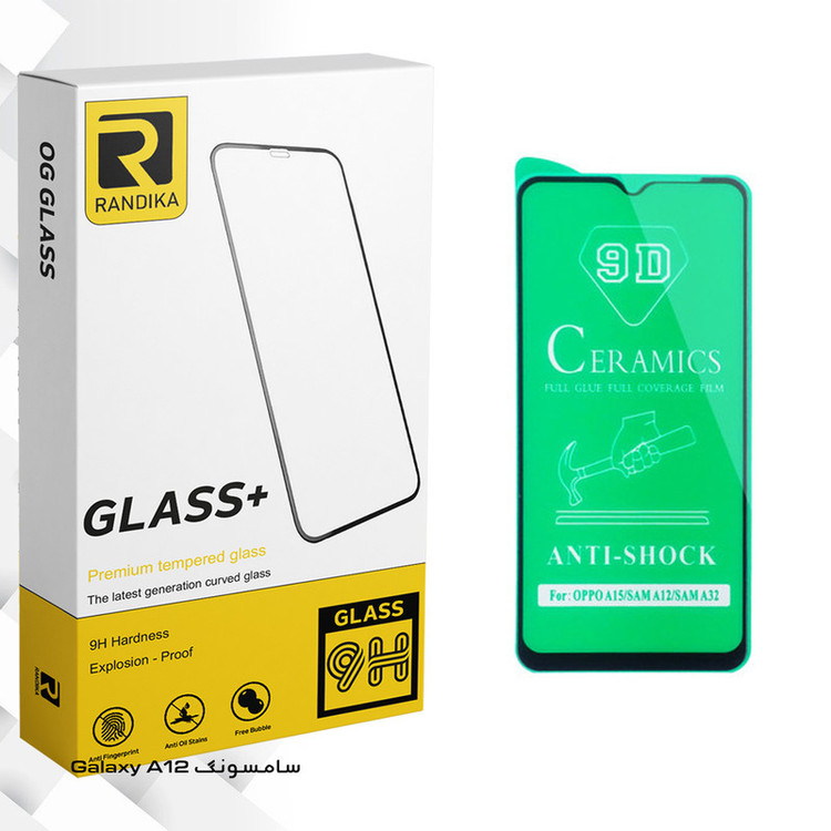 محافظ صفحه نمایش سرامیکی راندیکا مدل GLD مناسب برای گوشی موبایل سامسونگ Galaxy A12