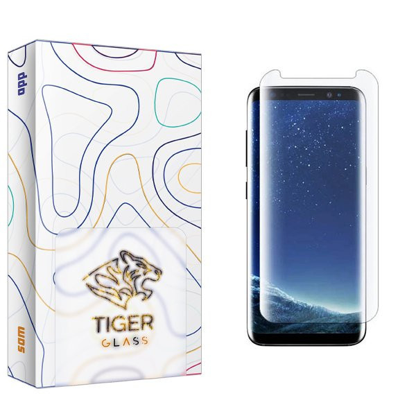 محافظ صفحه نمایش تایگر گلس مدل APL2 UV_NEW مناسب برای گوشی موبایل سامسونگ Galaxy S8