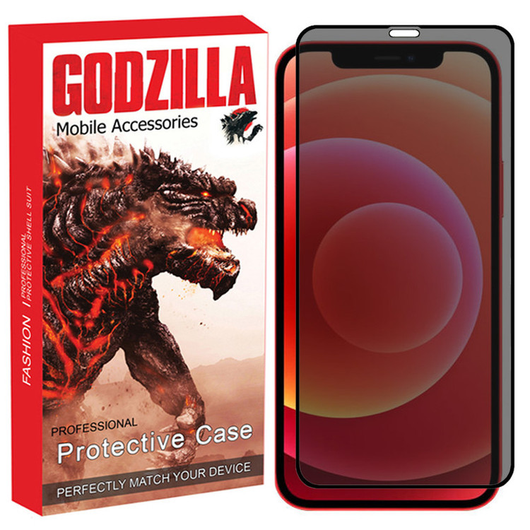 محافظ صفحه نمایش حریم شخصی گودزیلا مدل GGP مناسب برای گوشی موبایل اپل iPhone 12 Pro