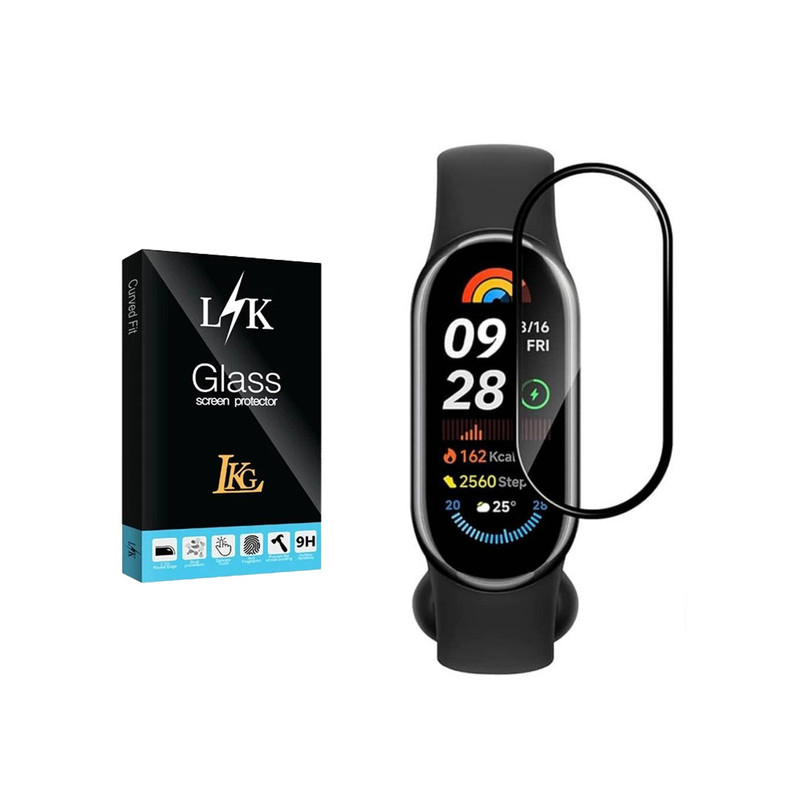 محافظ صفحه نمایش ال کا جی مدل PMMA مناسب برای ساعت هوشمند ردمی Smart Band Pro