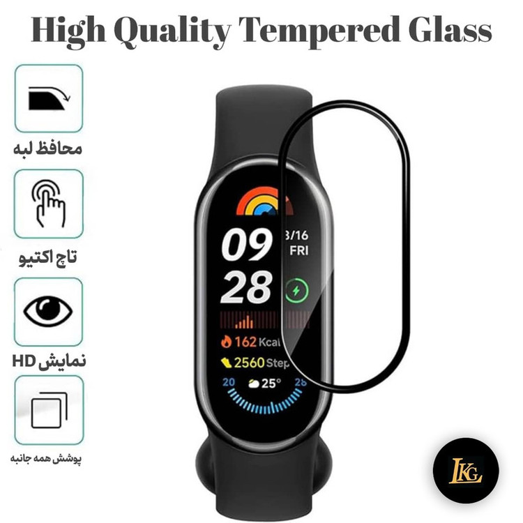 محافظ صفحه نمایش ال کا جی مدل PMMA مناسب برای ساعت هوشمند ردمی Smart Band Pro