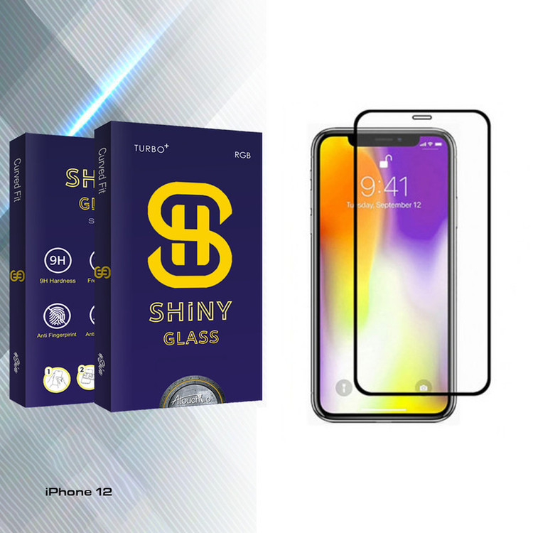 محافظ صفحه نمایش مات آتوچبو مدل Shiny Glass مناسب برای گوشی موبایل اپل iPhone 12