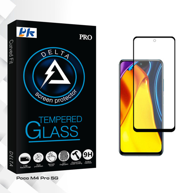 محافظ صفحه نمایش شیشه ای پی کی مدل Delta Glass مناسب برای گوشی موبایل شیائومی Poco M4 Pro 5G