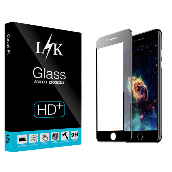 محافظ صفحه نمایش ال کی مدل Hard glass مناسب برای گوشی موبایل اپل 7 iphone plus