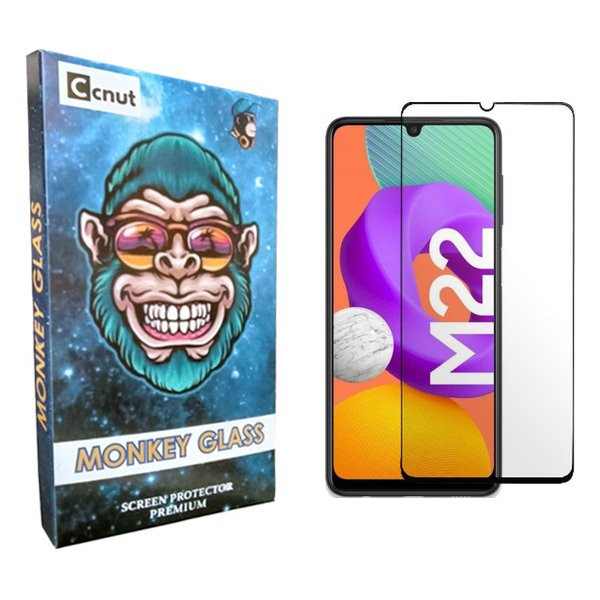 محافظ صفحه نمایش شیشه ای کوکونات مدل mnk Full مناسب برای گوشی موبایل سامسونگ Galaxy M22