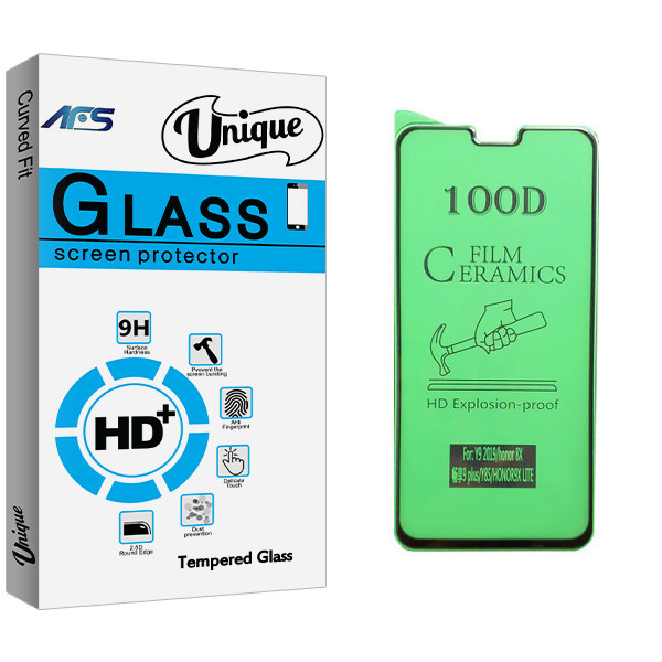 محافظ صفحه نمایش سرامیکی ای اف اس مدل Unique Glass مناسب برای گوشی موبایل هوآوی Y9 2019