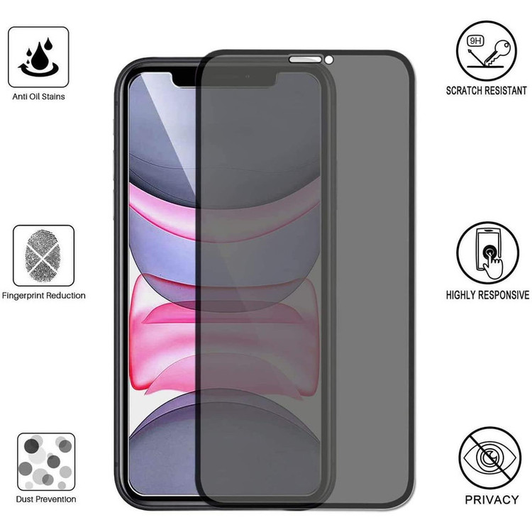 محافظ صفحه نمایش حریم شخصی راینو مدل Privacy مناسب برای گوشی موبایل اپل iPhone 11 pro