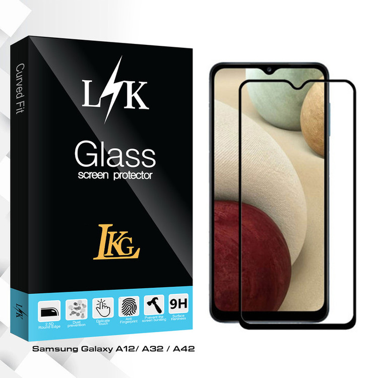 محافظ صفحه نمایش سرامیکی ال کا جی مدل LK Glass مناسب برای گوشی موبایل سامسونگ Galaxy A12/ A32 / A42