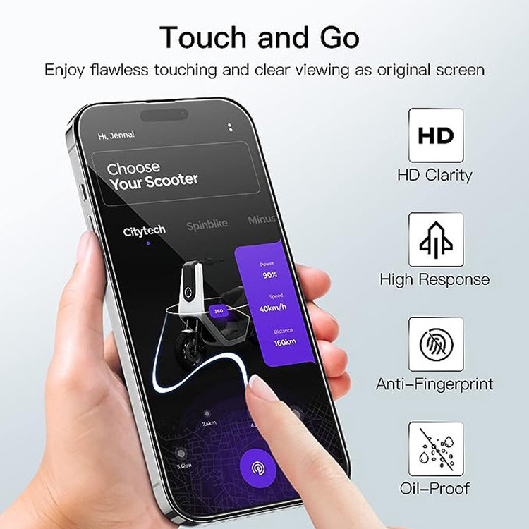 محافظ صفحه نمایش راندیکا مدل Premium مناسب برای گوشی موبایل اپل iPhone 15 Pro