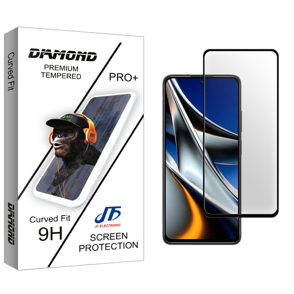 محافظ صفحه نمایش سرامیکی جی اف مدل Diamond Glass مناسب برای گوشی موبایل شیائومی Poco X4 Pro 5G 2201116PG