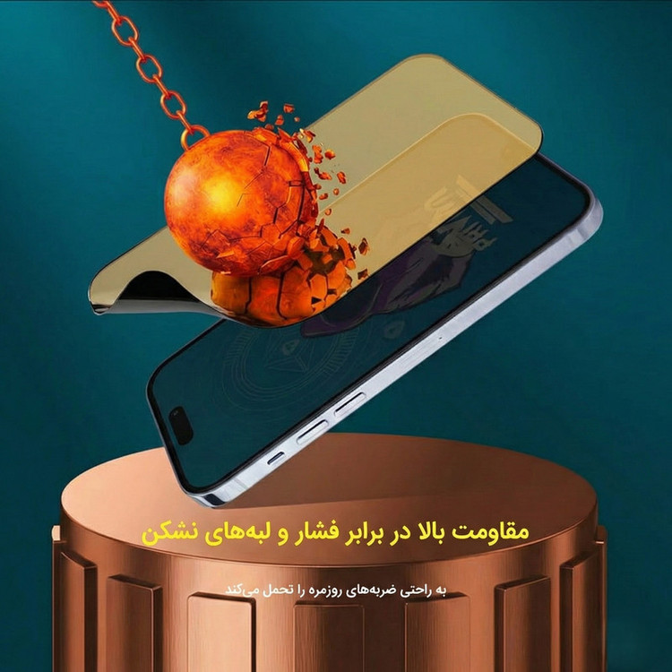 محافظ صفحه نمایش حریم شخصی ال کا جی مدل PRVMiT-LK مناسب برای گوشی موبایل اپل iPhone 13