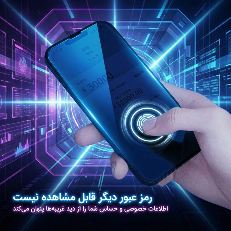 محافظ صفحه نمایش حریم شخصی ال کا جی مدل PRVMiT-LK مناسب برای گوشی موبایل اپل iPhone 13