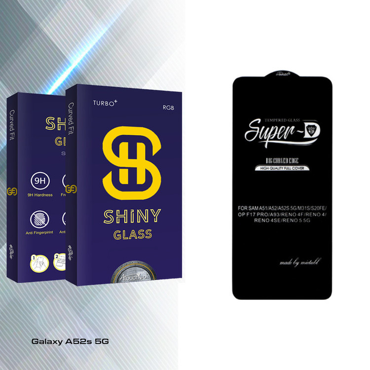محافظ صفحه نمایش شیشه ای آتوچبو مدل Shiny Super-D مناسب برای گوشی موبایل سامسونگ Galaxy A52s 5G