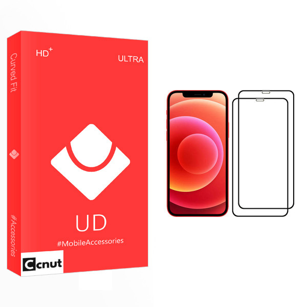 محافظ صفحه نمایش کوکونات مدل UD Glass مناسب برای گوشی موبایل اپل iPhone 12 بسته 2 عددی