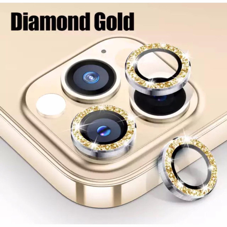 محافظ لنز دوربین جی اف مدل رینگی اکلیلی مناسب برای گوشی موبایل اپل IPHONE 13 PROMAX