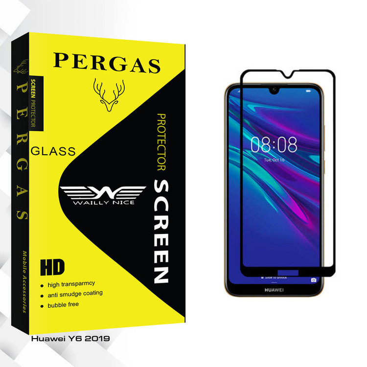 محافظ صفحه نمایش وایلی نایس مدل Pergas Glass مناسب برای گوشی موبایل هوآوی Y6 2019
