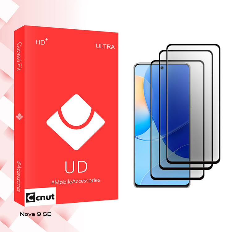 محافظ صفحه نمایش سرامیکی کوکونات مدل UD Ultra MIX2106 مناسب برای گوشی موبایل هوآوی Nova 9 SE بسته سه عددی