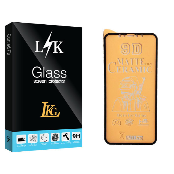 محافظ صفحه نمایش 9D ال کا جی مدل LK Glass مناسب برای گوشی موبایل اپل iphone Xs/ 11 pro