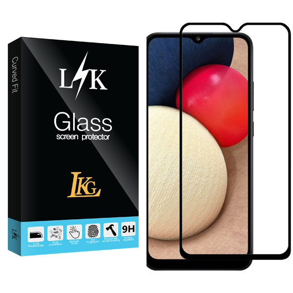 محافظ صفحه نمایش سرامیکی ال کا جی مدل LK Glass مناسب برای گوشی موبایل سامسونگ Galaxy A02/ A02s