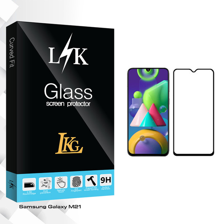 محافظ صفحه نمایش ال کا جی مدل LK Glass مناسب برای گوشی موبایل سامسونگ Galaxy M21