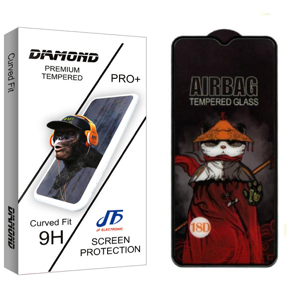 محافظ صفحه نمایش جی اف مدل Diamond Air Bag مناسب برای گوشی موبایل ریلمی Narzo 50A Prime
