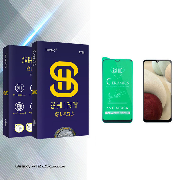 محافظ صفحه نمایش سرامیکی آتوچبو مدل Shiny Glass مناسب برای گوشی موبایل سامسونگ Galaxy A12