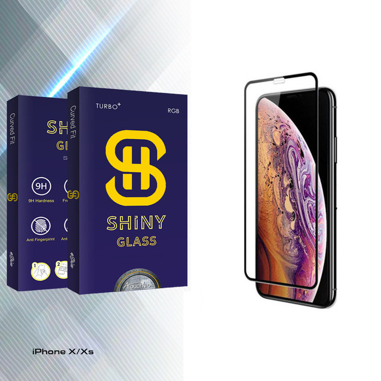 محافظ صفحه نمایش آتوچبو مدل Shiny Glass مناسب برای گوشی موبایل اپل iPhone Xs/X