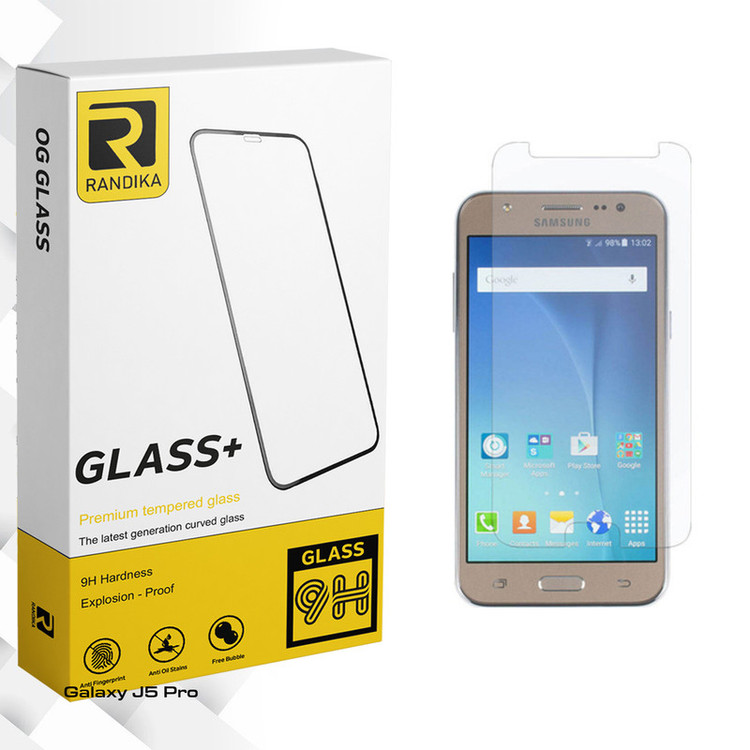 محافظ صفحه نمایش شیشه ای راندیکا مدل Randika Glass مناسب برای گوشی موبایل سامسونگ Galaxy J5 Pro