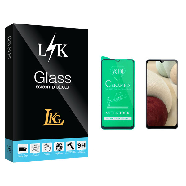 محافظ صفحه نمایش سرامیکی ال کا جی مدل LK Glass مناسب برای گوشی موبایل سامسونگ Galaxy A12