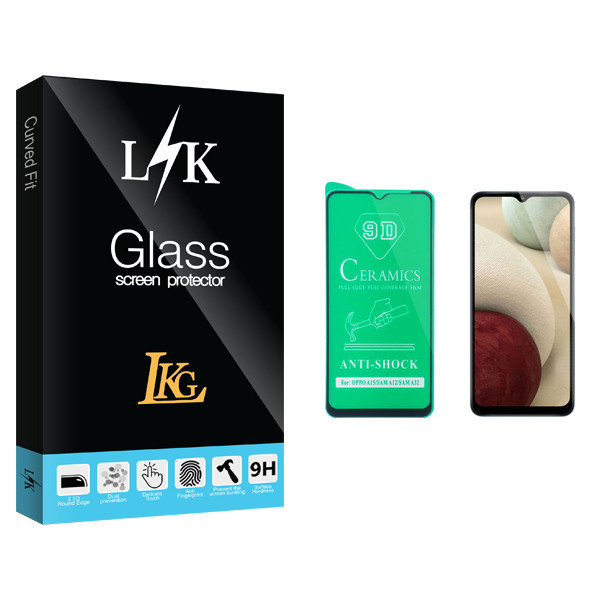 محافظ صفحه نمایش سرامیکی ال کا جی مدل LK Glass مناسب برای گوشی موبایل سامسونگ Galaxy A12