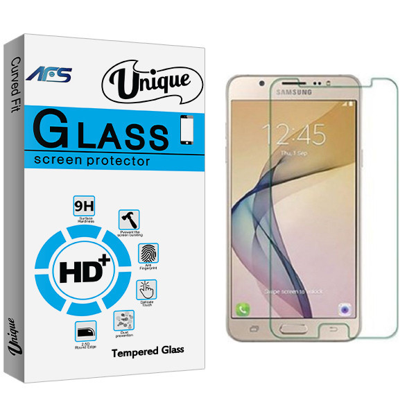 محافظ صفحه نمایش شیشه ای ای اف اس مدل Unique Glass مناسب برای گوشی موبایل سامسونگ Galaxy J7 Pro