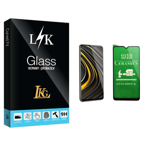 محافظ صفحه نمایش سرامیکی ال کا جی مدل LK Glass مناسب برای گوشی موبایل شیائومی Poco M3