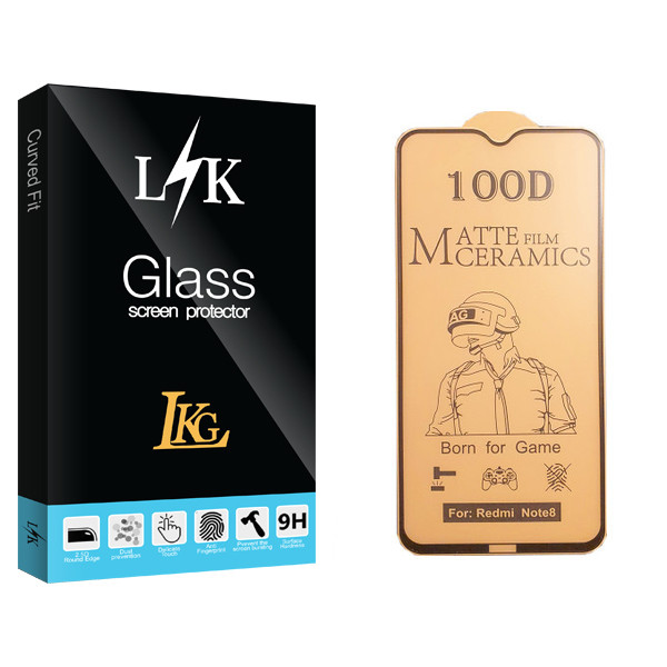 محافظ صفحه نمایش سرامیکی ال کا جی مدل LK Glass مناسب برای گوشی موبایل شیائومی Redmi Note 8