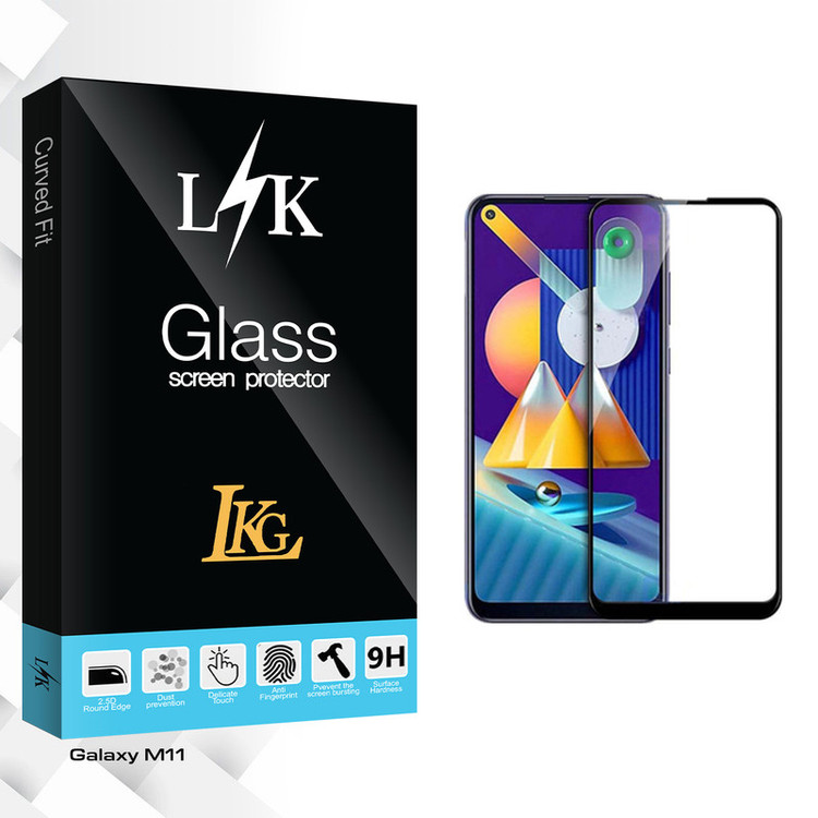 محافظ صفحه نمایش سرامیکی مات ال کا جی مدل LK Glass مناسب برای گوشی موبایل سامسونگ Galaxy M11