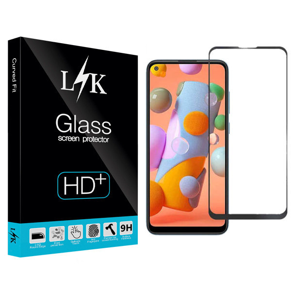 محافظ صفحه نمایش ال کی مدل Hard glass مناسب برای گوشی موبایل سامسونگ Galaxy A11