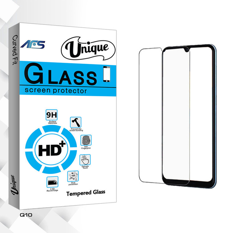 محافظ صفحه نمایش شیشه ای ای اف اس مدل Unique Glass مناسب برای گوشی موبایل جی پلاس Q10