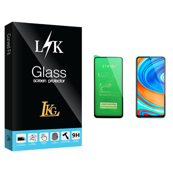 محافظ صفحه نمایش سرامیکی ال کا جی مدل LK Glass مناسب برای گوشی موبایل شیائومی Redmi Note 9 Pro