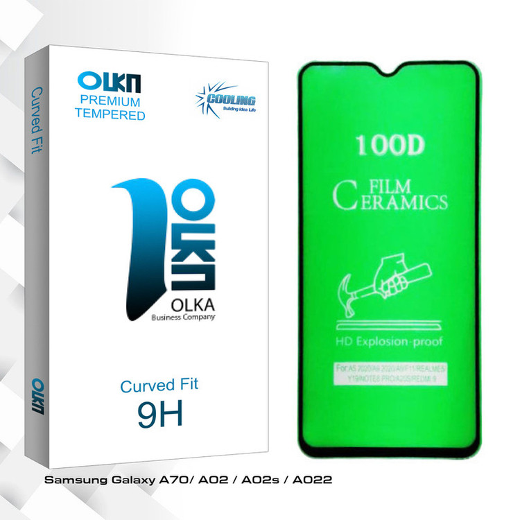 محافظ صفحه نمایش سرامیکی کولینگ مدل Olka glass مناسب برای گوشی موبایل سامسونگ Galaxy A70/ A02 / A02s / A022