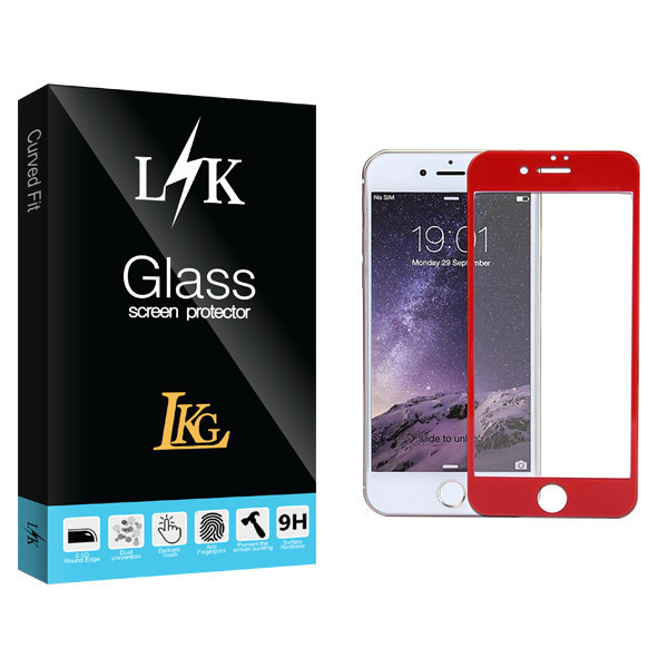 محافظ صفحه نمایش ال کا جی مدل LK Glass مناسب برای گوشی موبایل اپل iphone 6/7/8