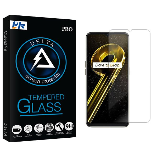 محافظ صفحه نمایش پی کی مدل Delta مناسب برای گوشی موبایل ریلمی 9i 5G