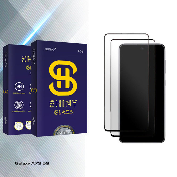 محافظ صفحه نمایش سرامیکی آتوچبو مدل Shiny Glass NEW مناسب برای گوشی موبایل سامسونگ Galaxy A73 5G بسته دو عددی