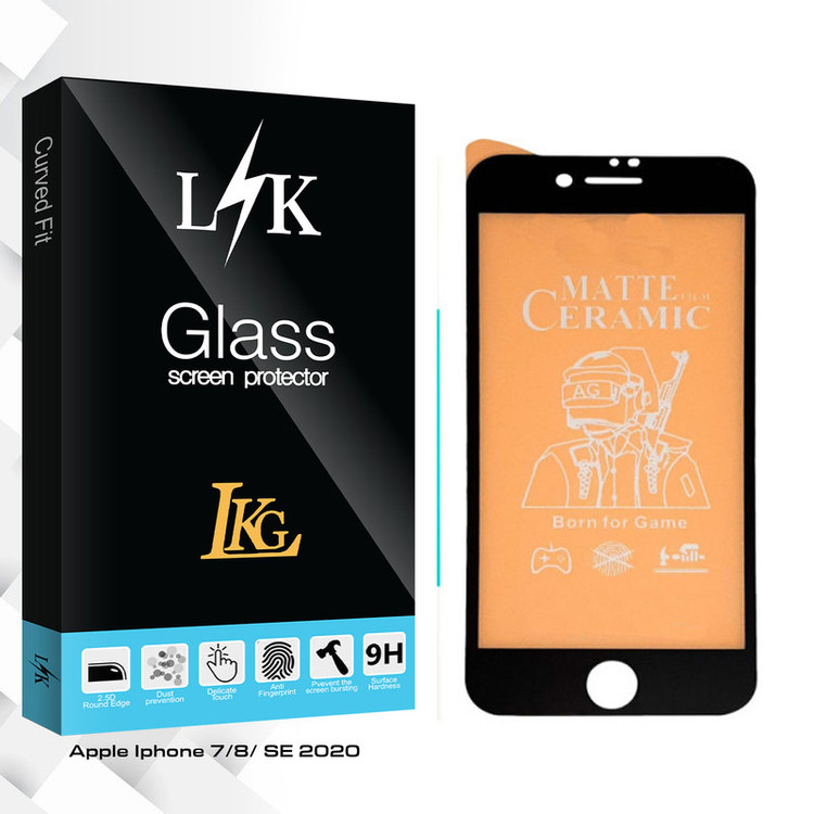 محافظ صفحه نمایش مات ال کا جی مدل LK Glass مناسب برای گوشی موبایل اپل Iphone 7/8/ SE 2020